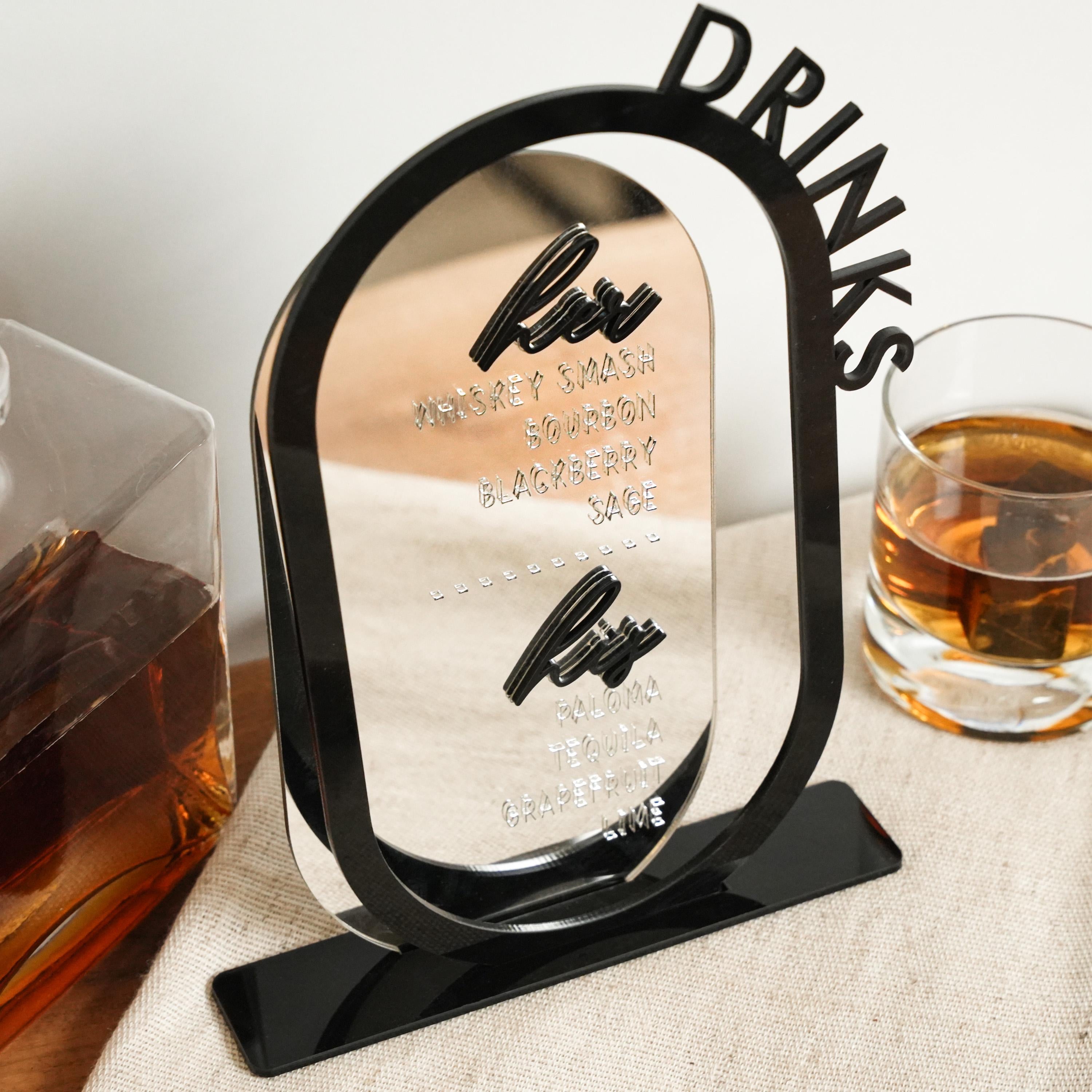 a close up of a mirror on a table