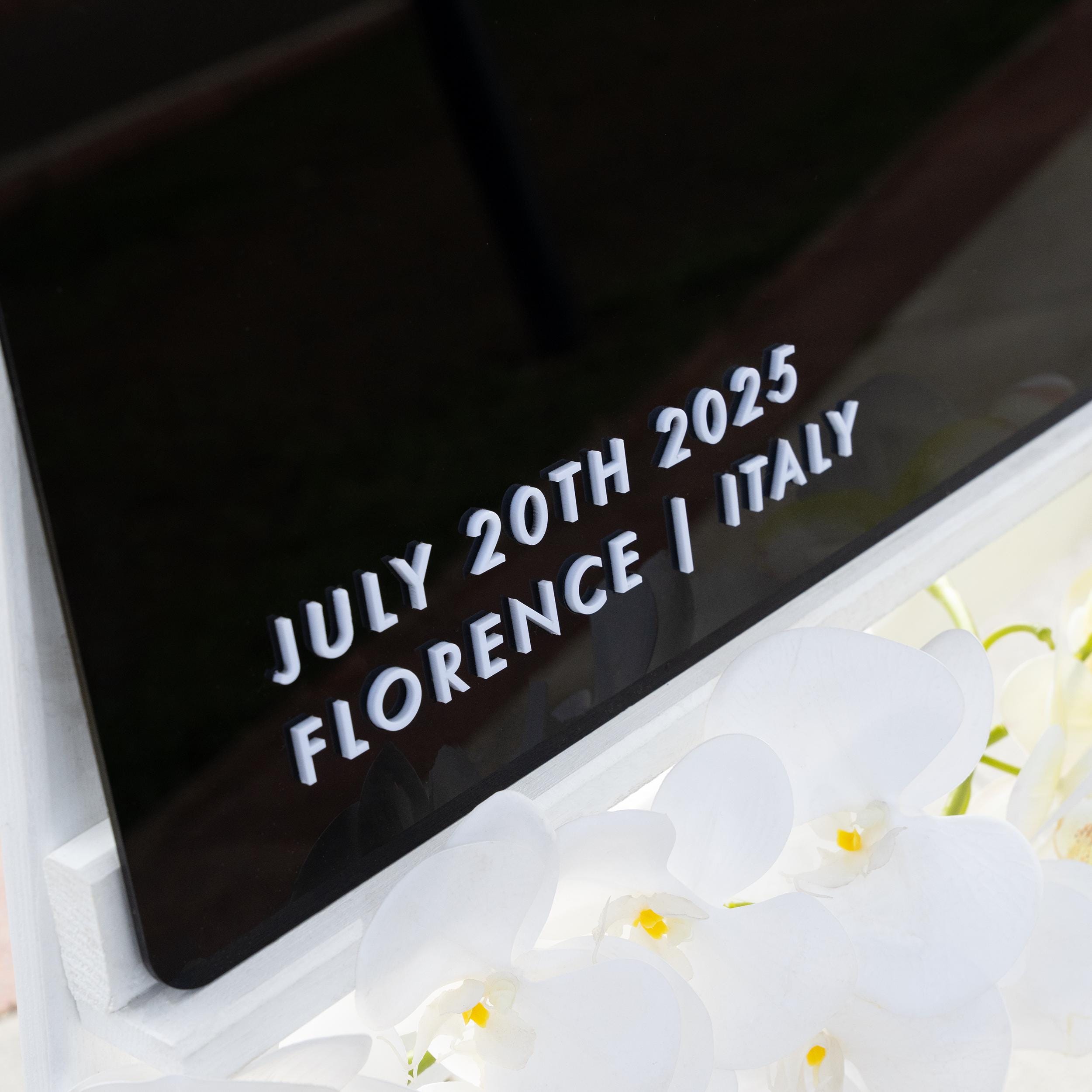 Personalized Arch Acrylic Bridal Shower Welcome Sign, Jasmine Collection