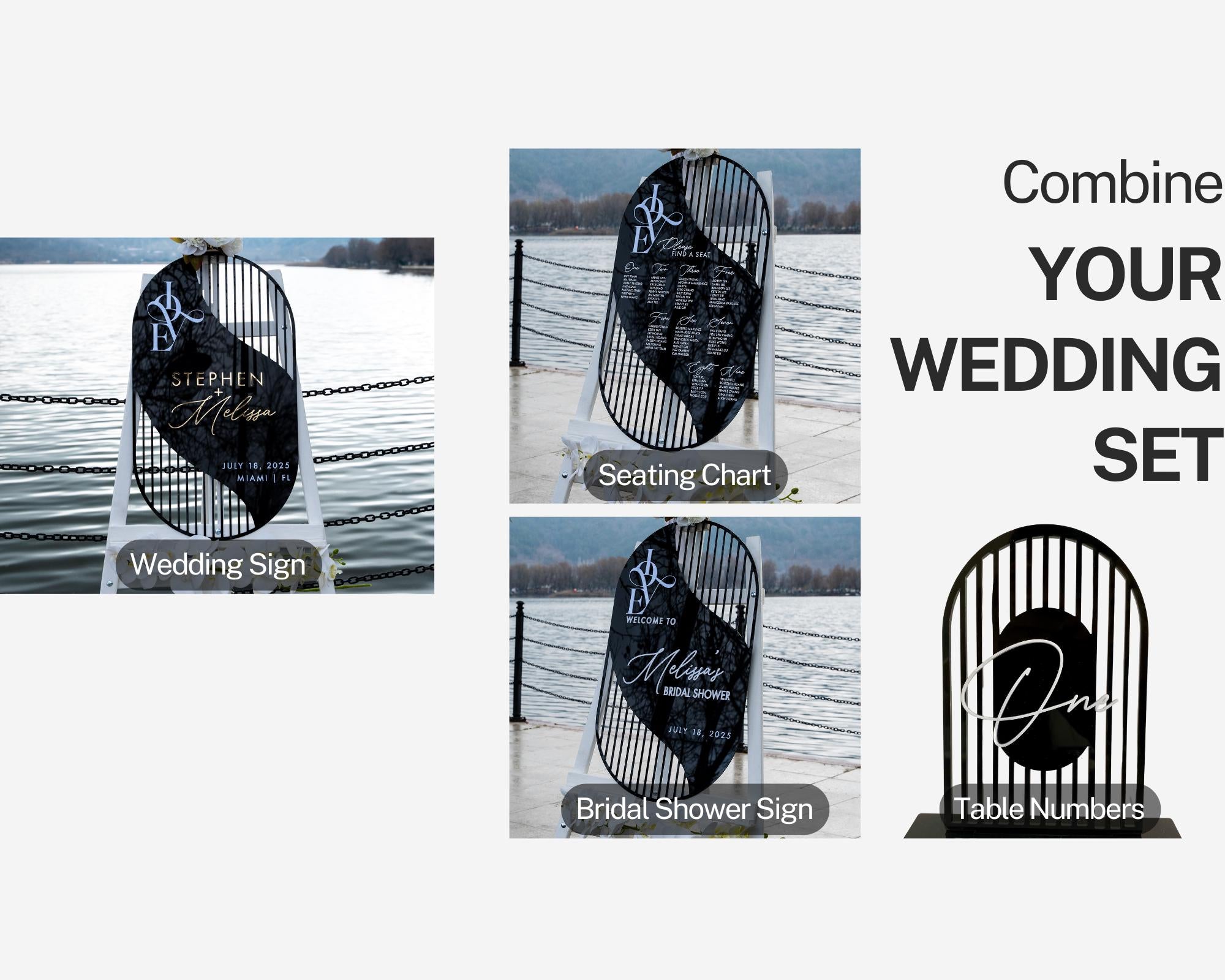 a set of three pictures of a birdcage