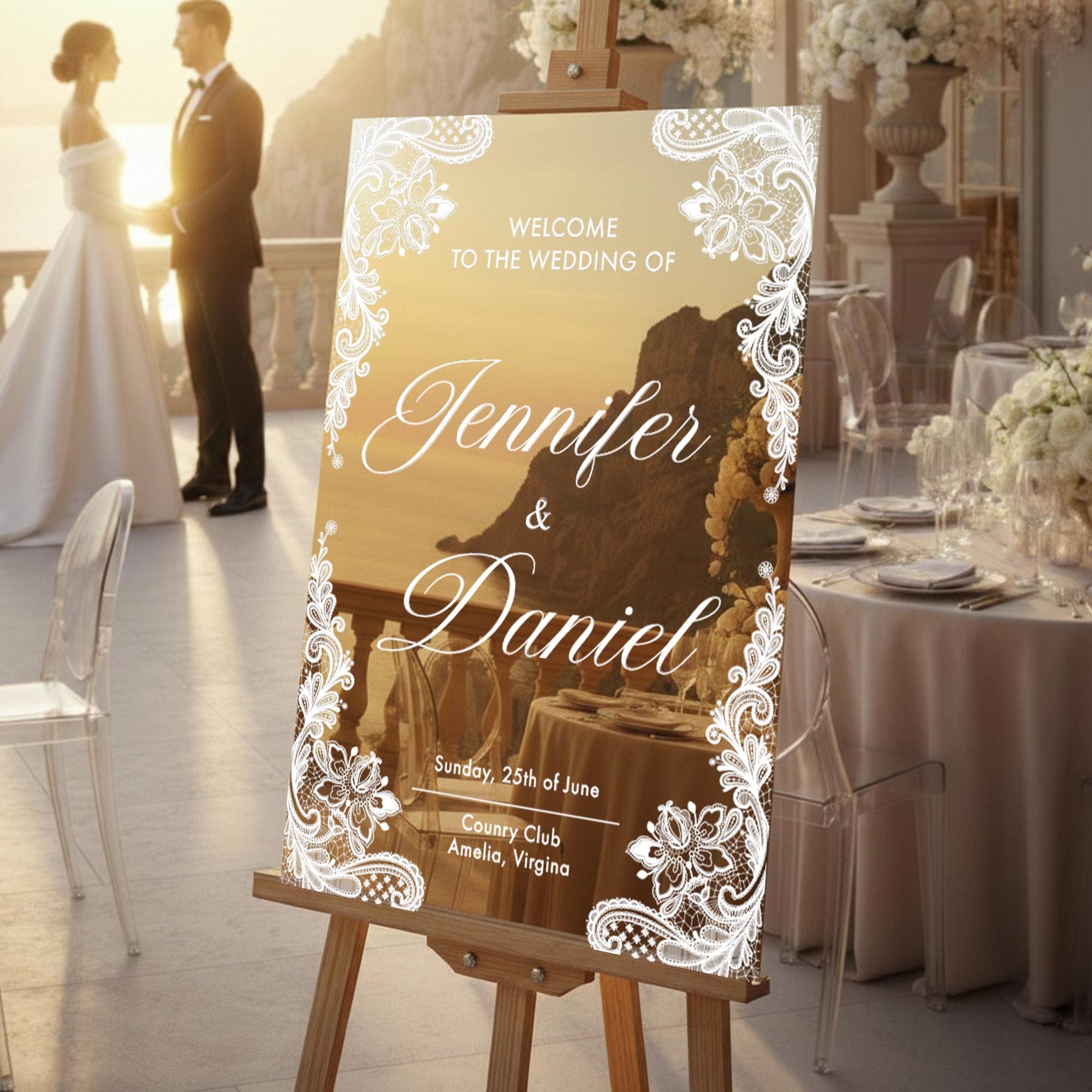 Wedding Welcome Sign – Helsinki