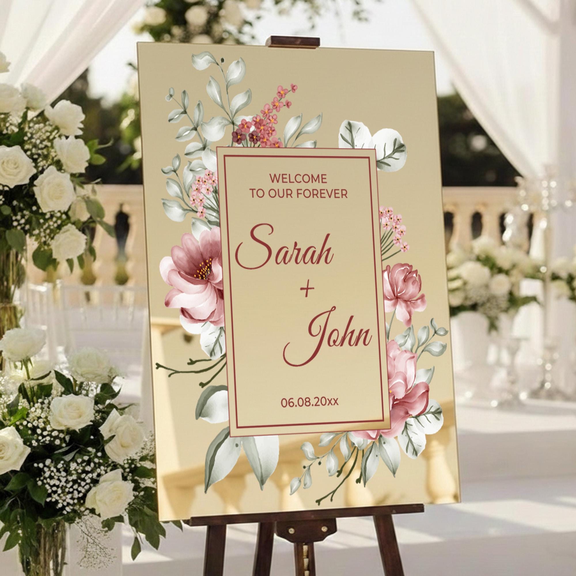 Wedding Welcome Sign – Marrakech