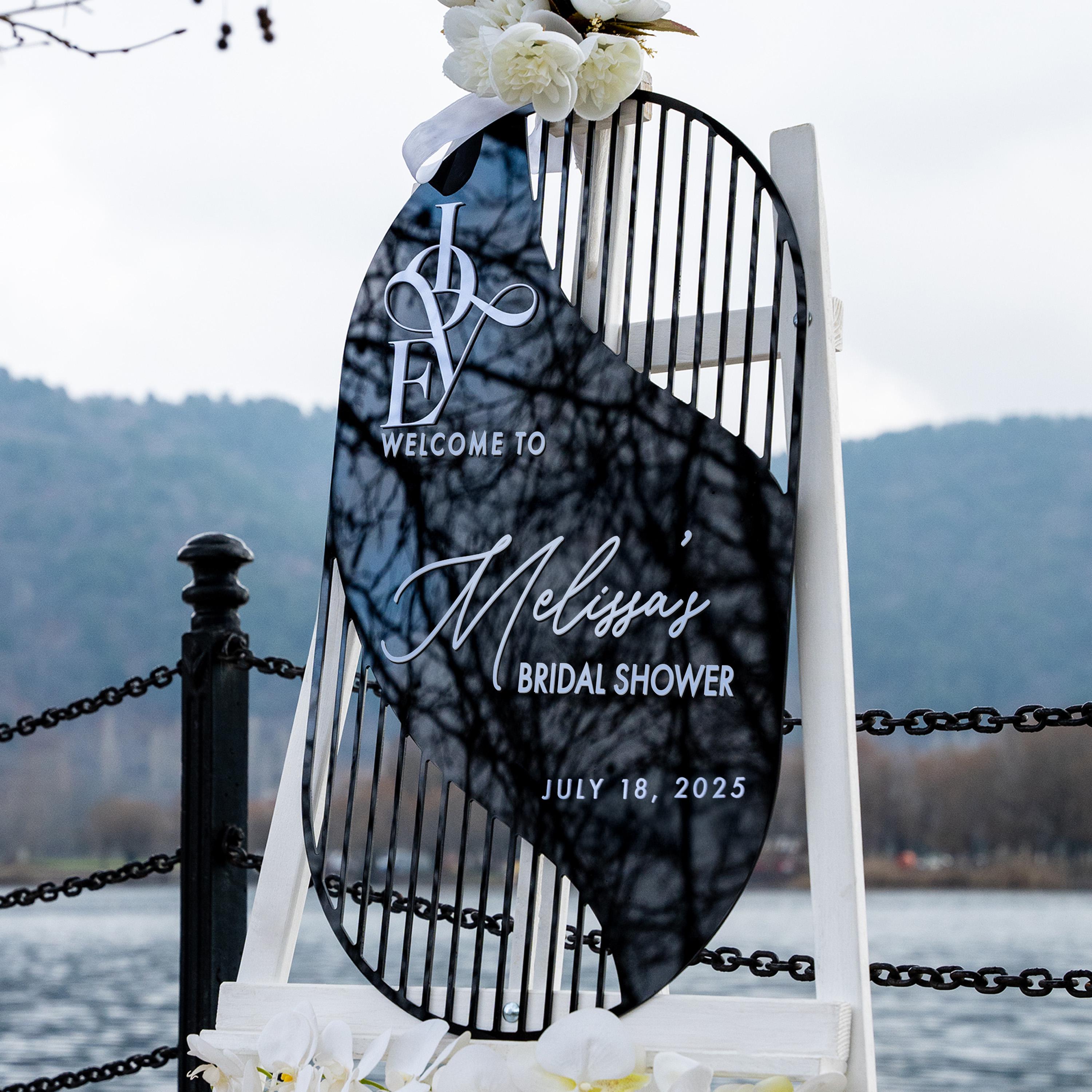 Personalized Bridal Shower Sign and Bachelorette Party Welcome Decor Istanbul Collection