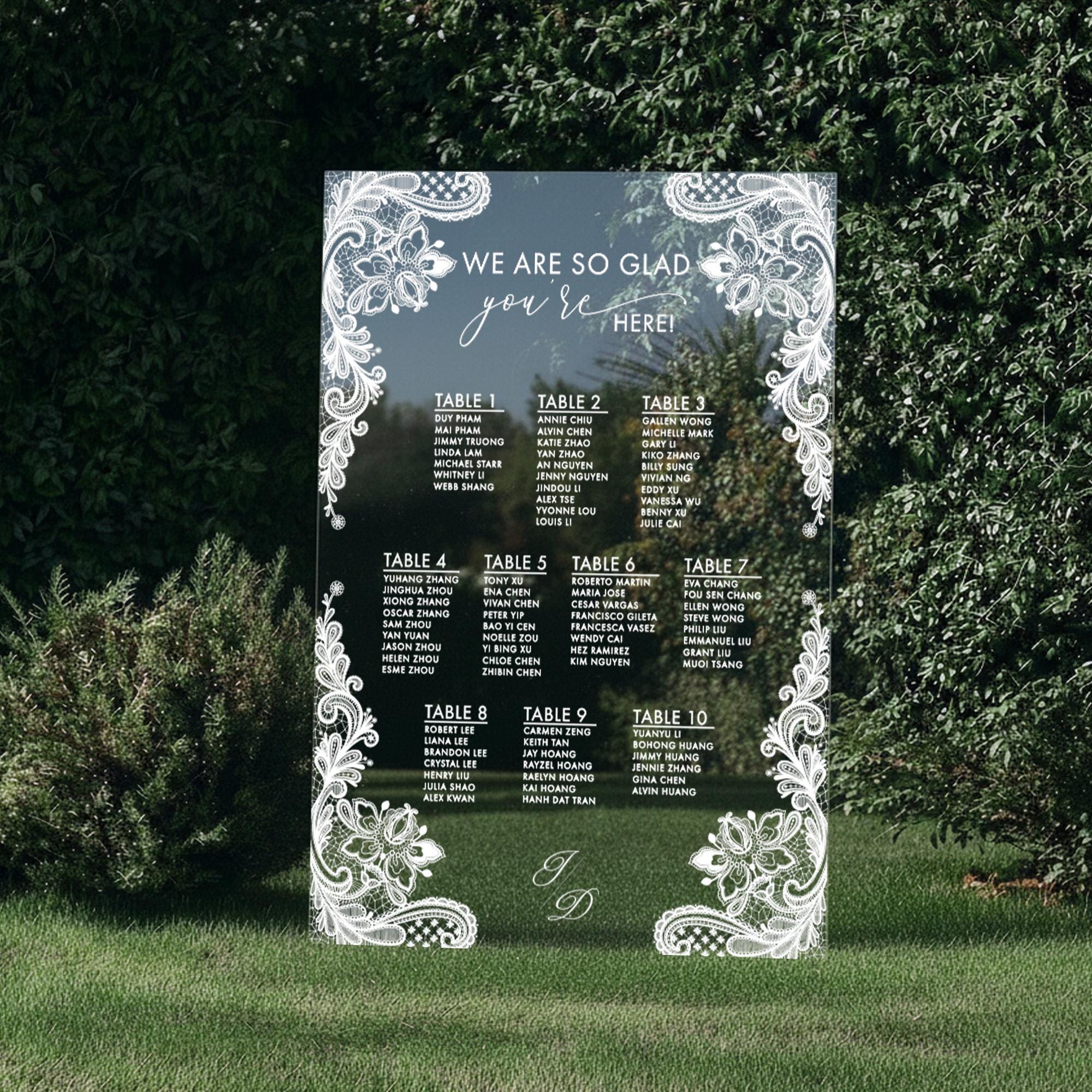 Wedding Seating Chart – Venice