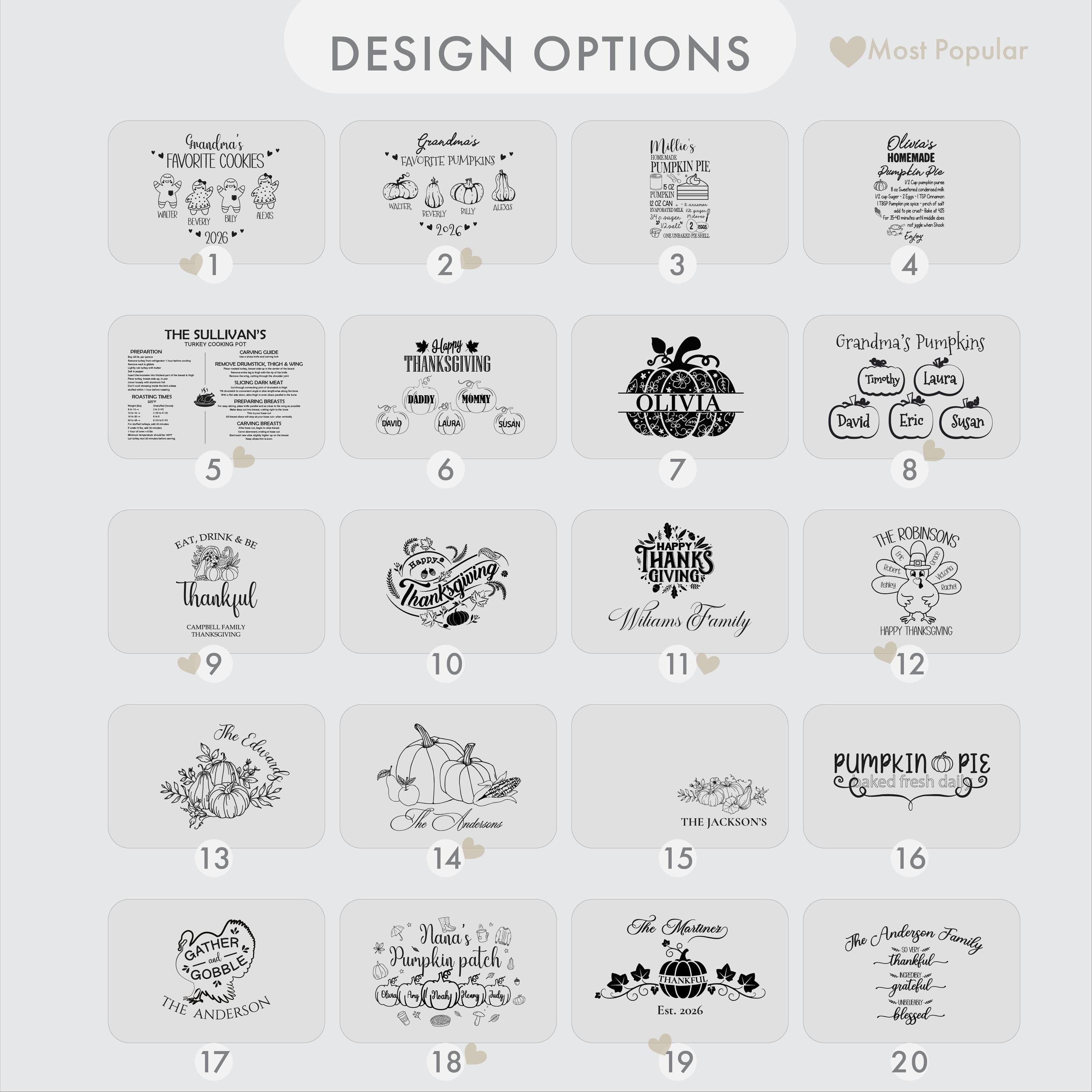 a bunch of logos that are on a table