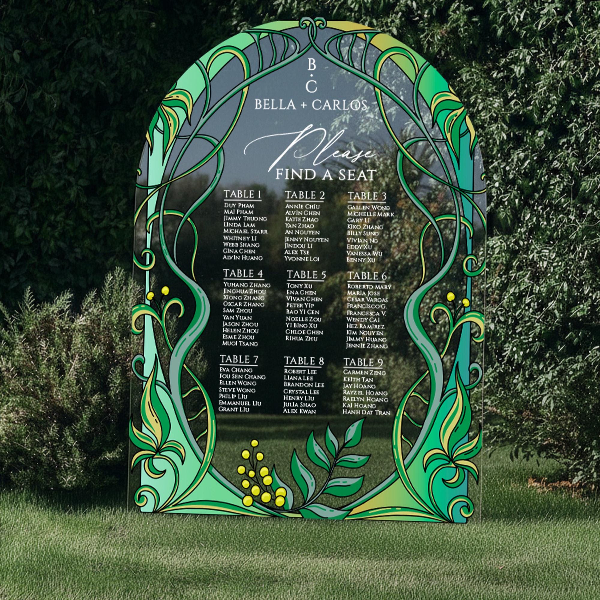 Wedding Seating Chart – Barcelony