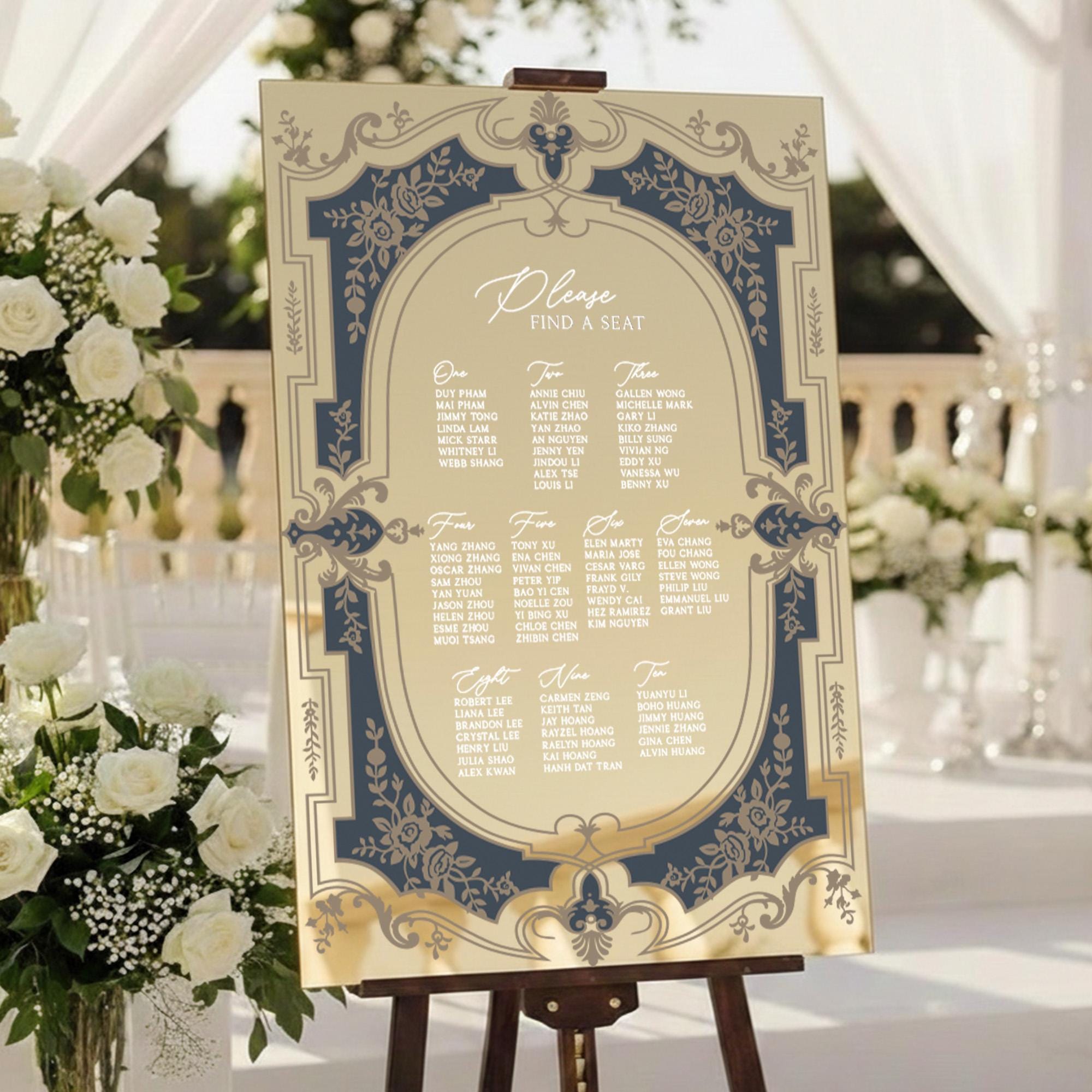 Wedding Seating Chart – Seville