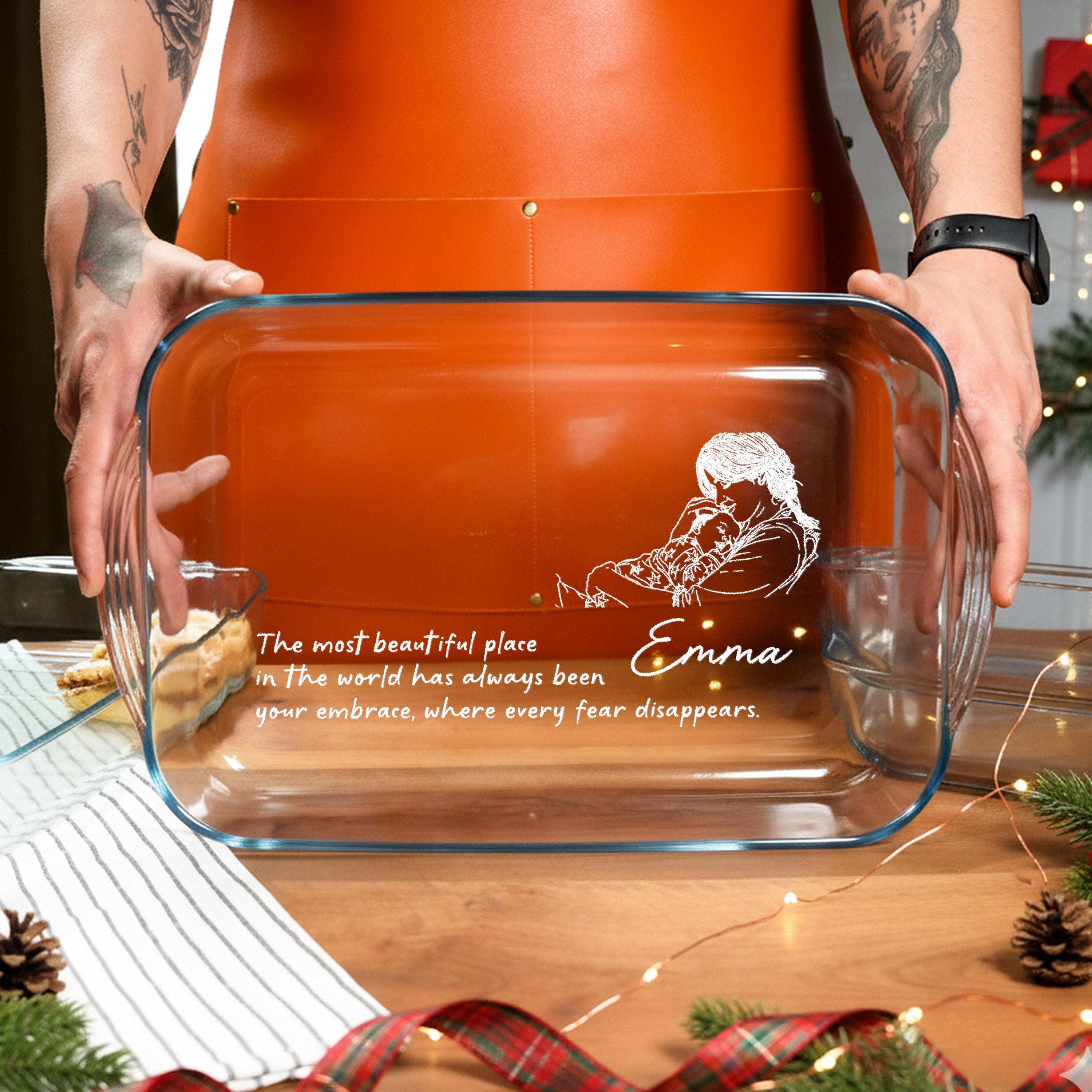 Personalized Casserole Dish Unique Cooking Gifts Handwritten Recipe Keepsake