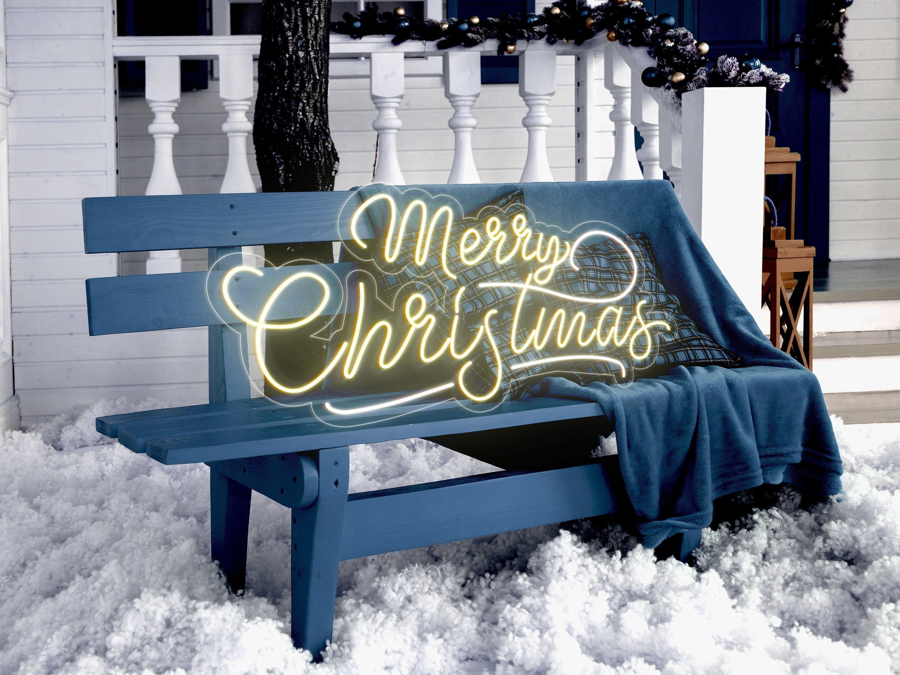 a merry christmas sign