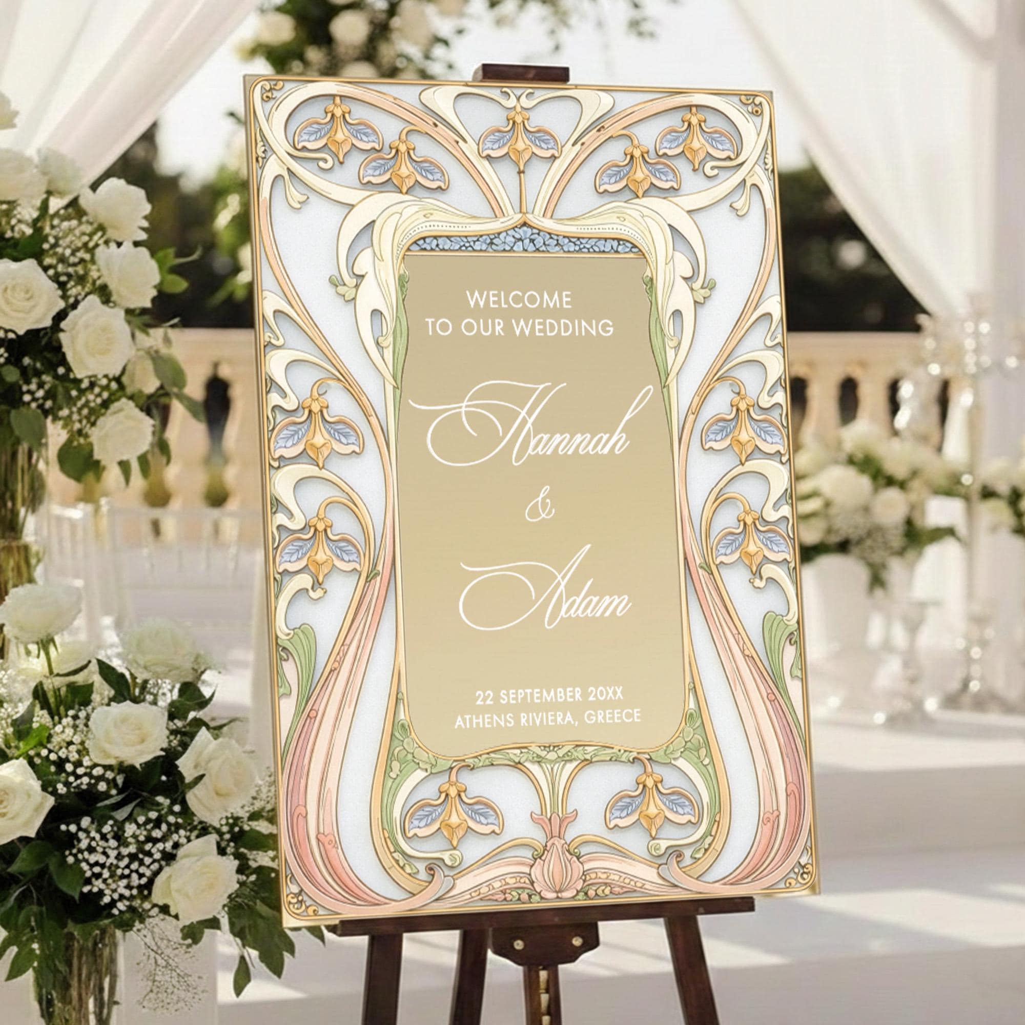 Wedding Welcome Sign – Helsinki
