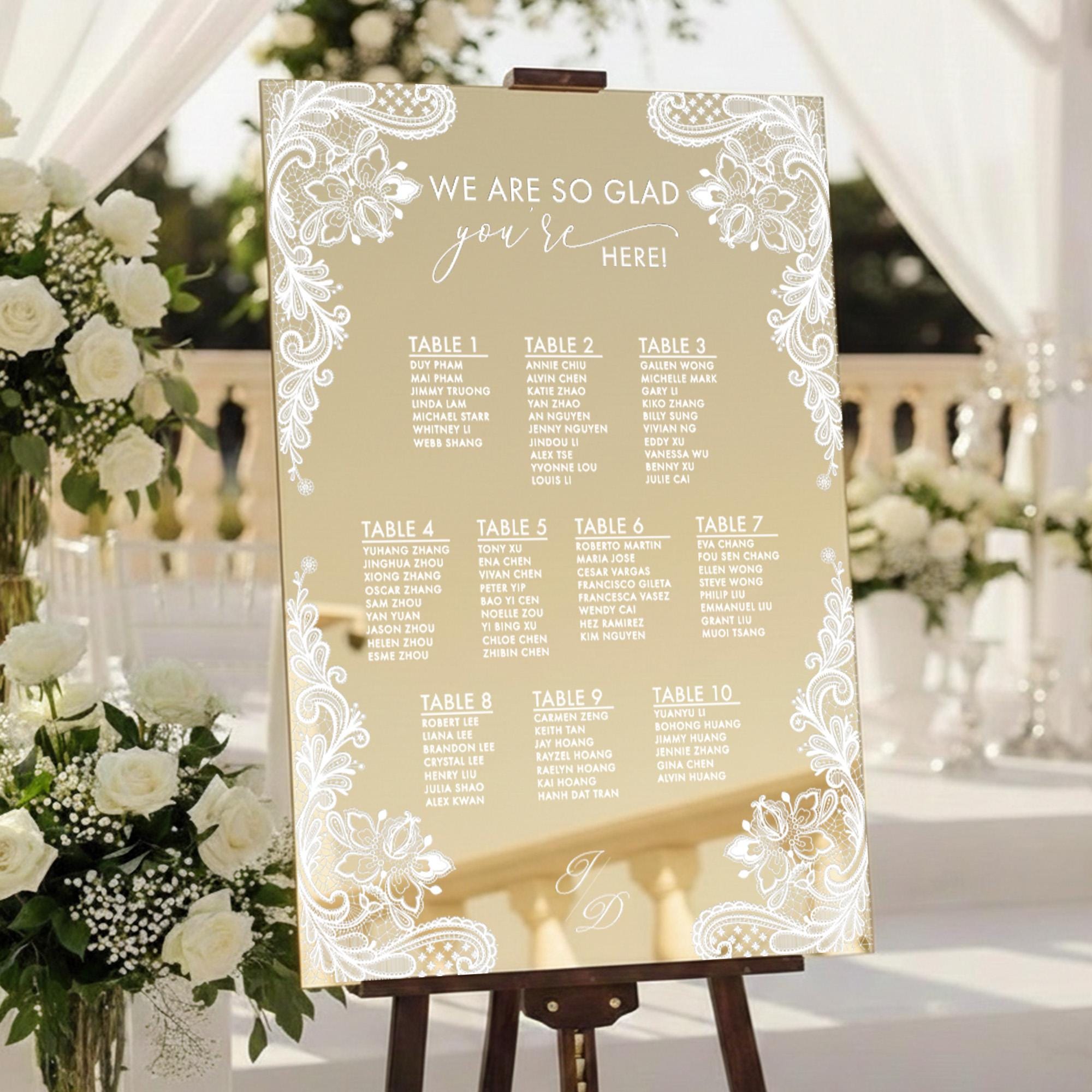 Wedding Seating Chart – Venice