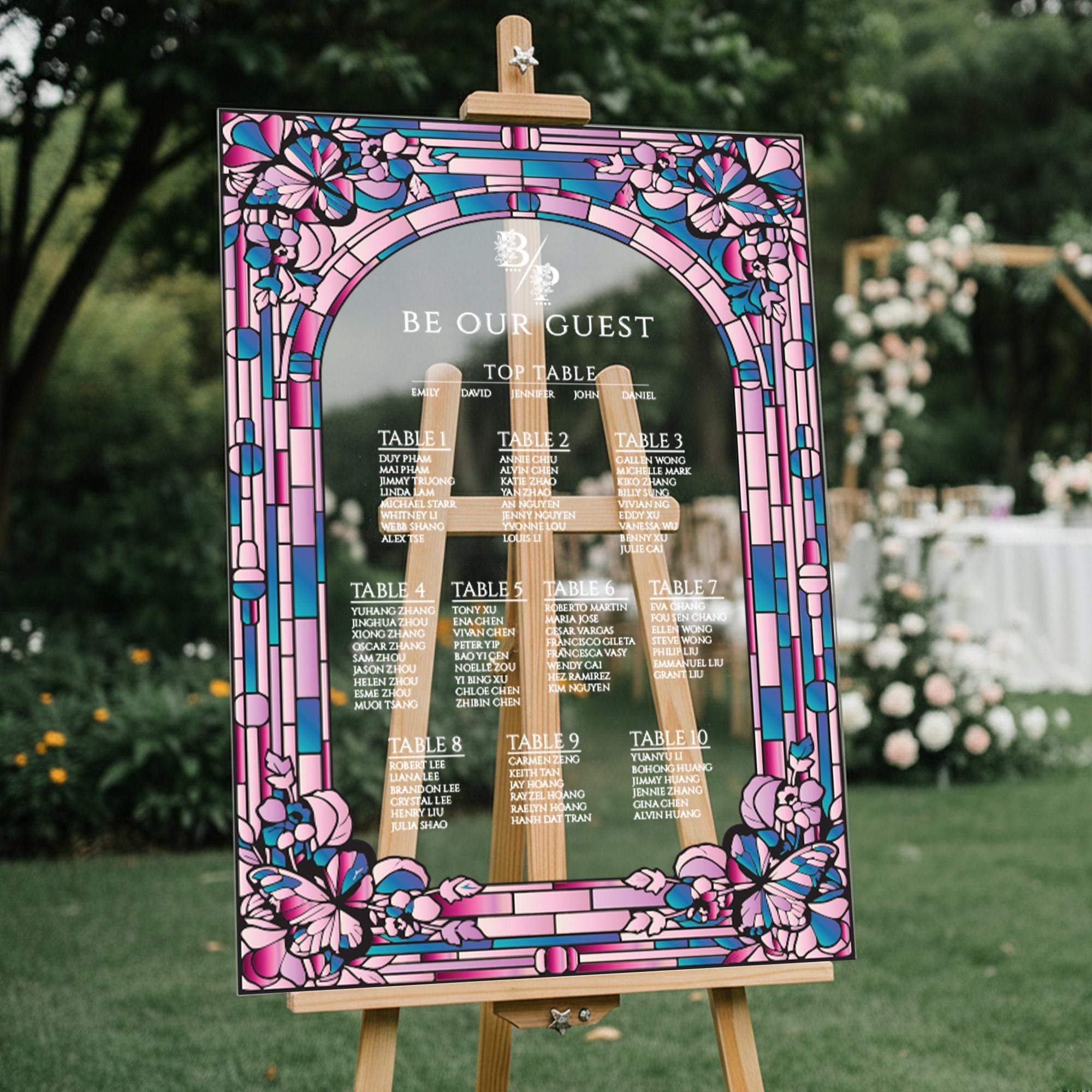 Wedding Seating Chart – Nashvill