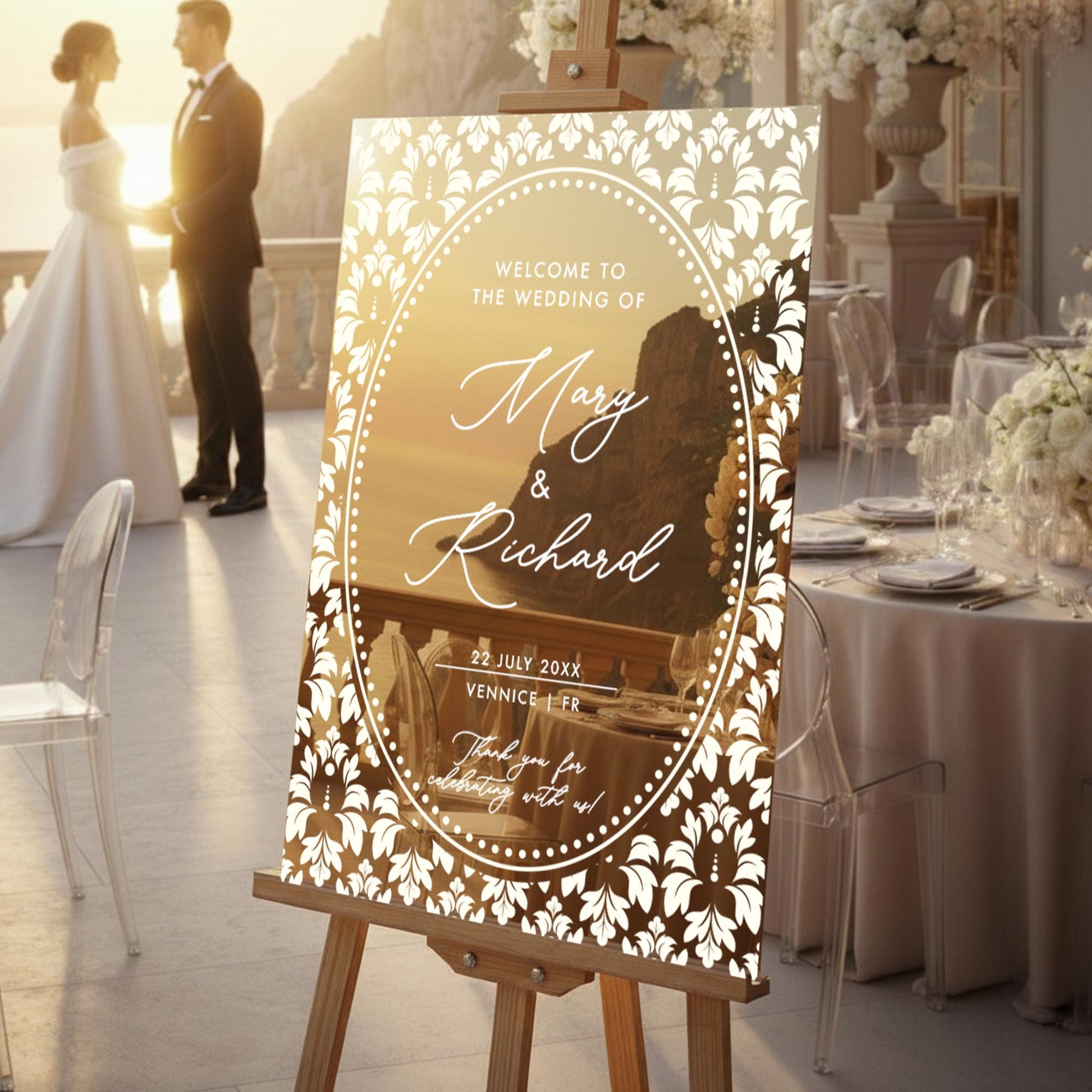 Wedding Welcome Sign – Paris