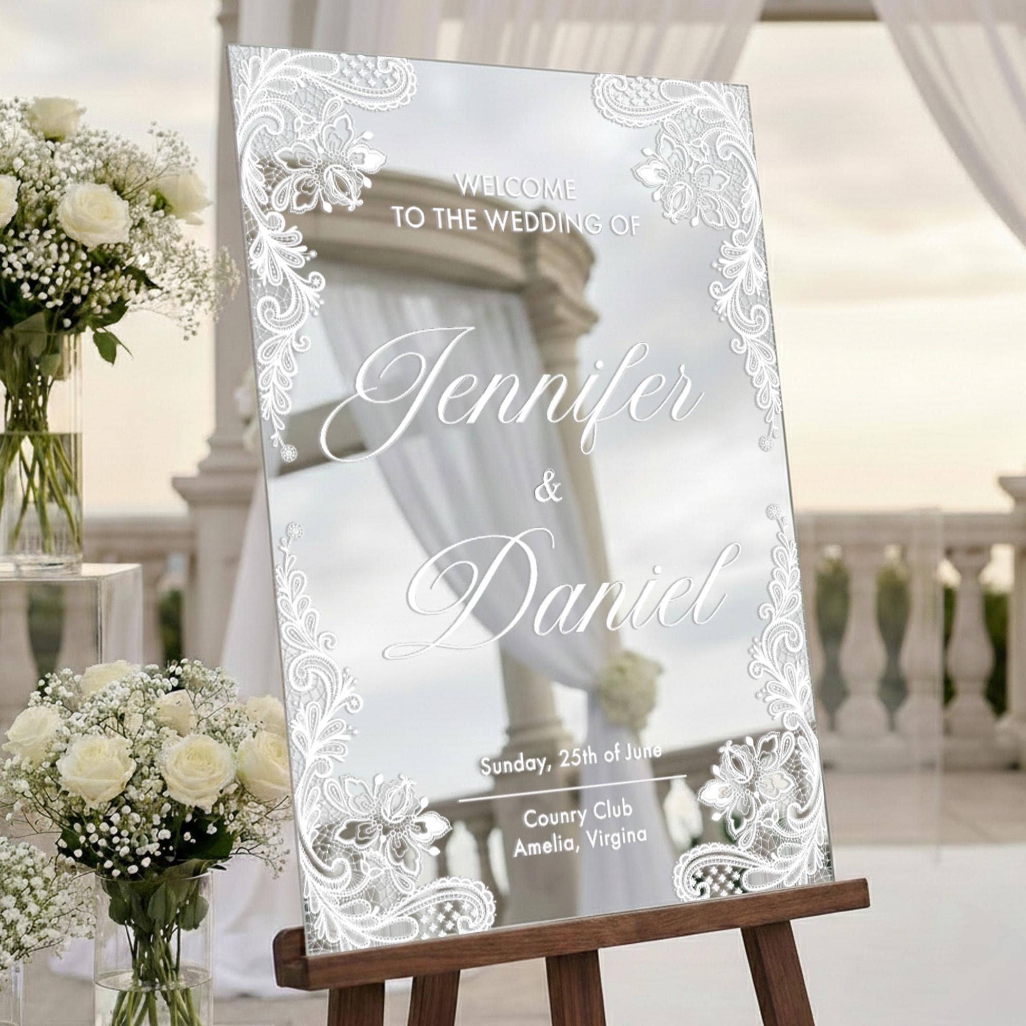 Wedding Welcome Sign – Helsinki