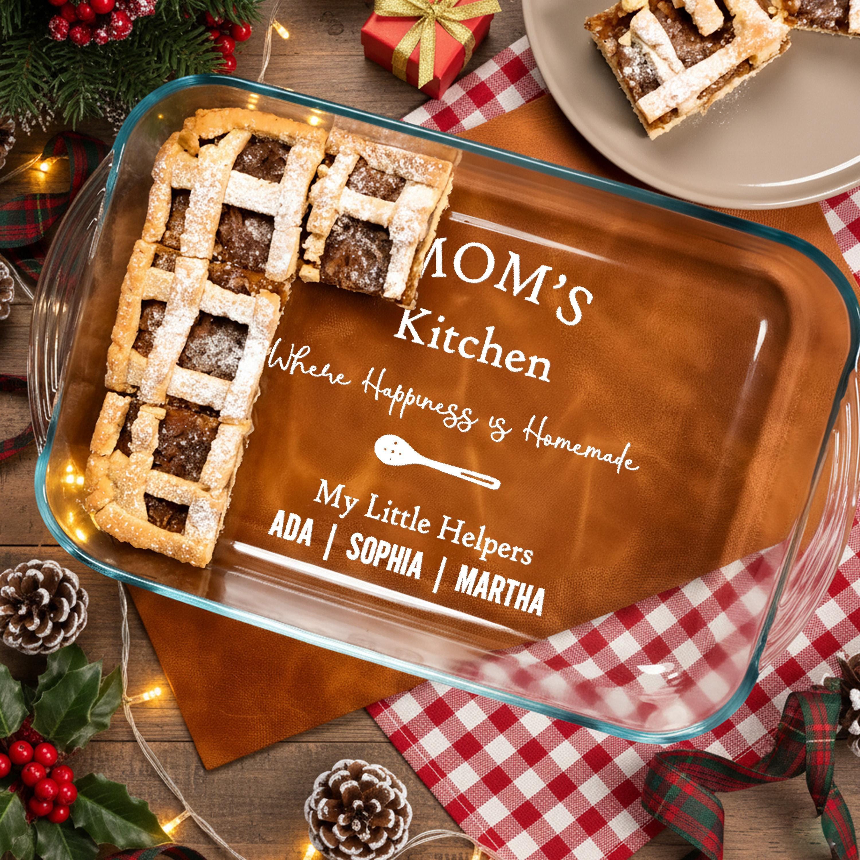 Personalized Baking Dish Casserole Dish Family Recipe Keepsake Heirloom Cooking Gift