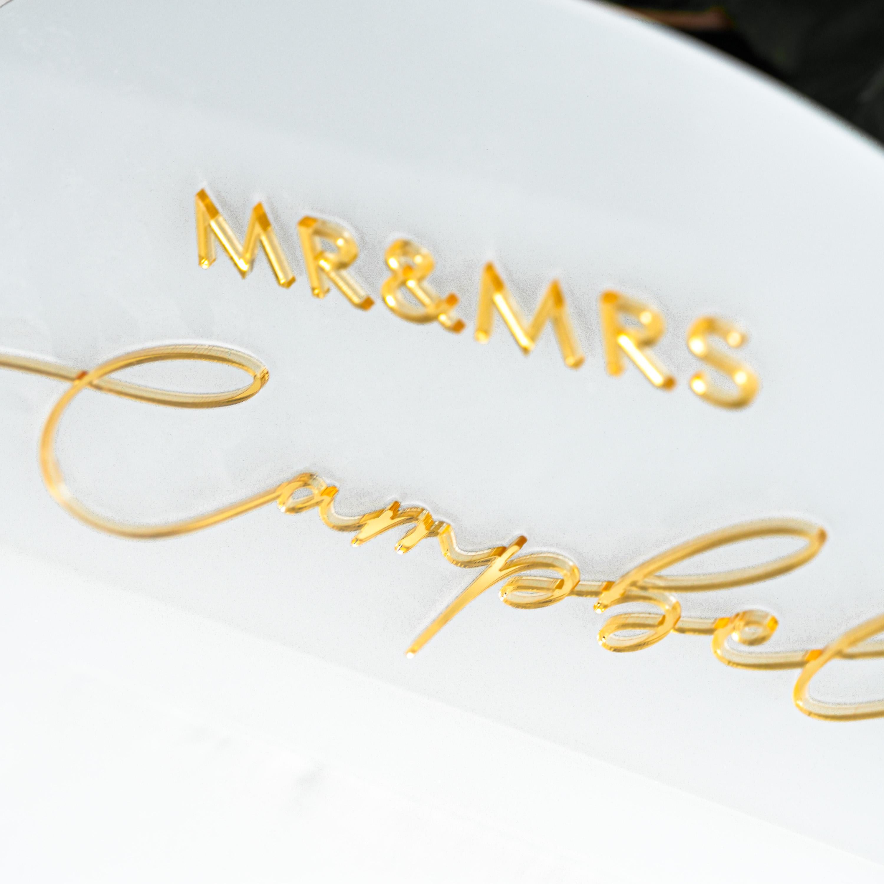 Personalized Wedding Sign Sweetheart Table Name Sign - Bride and Groom Table Decor Lavender Collection