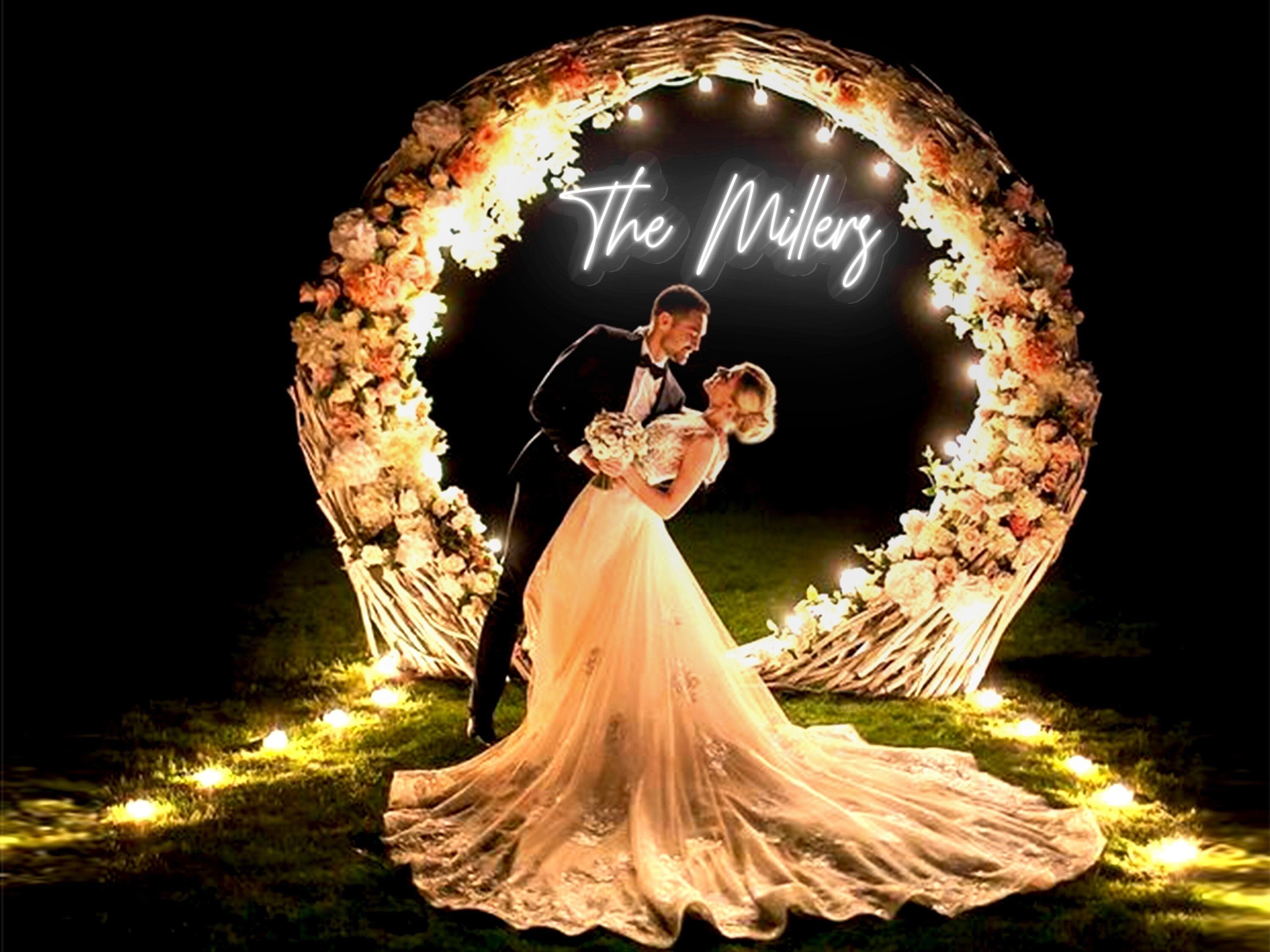 Custom Wedding Neon Sign Neon Sign for Wedding Reception Decor Unique Handmade Gift